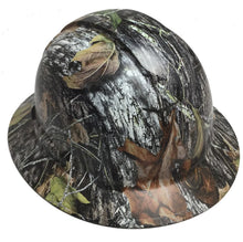 Load image into Gallery viewer, Custom Hydro Dipped Hard Hat Mossy Oak Break Up Full Brim Ridgeline
