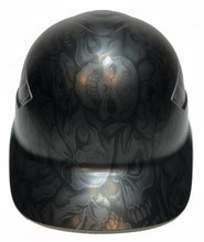 Load image into Gallery viewer, Custom Hydro Dipped Metallic Graphite Insanity Skulls Bump Cap
