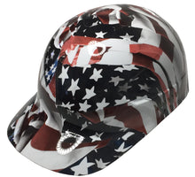 Load image into Gallery viewer, Custom Hydro Dipped American Flag Bump Cap

