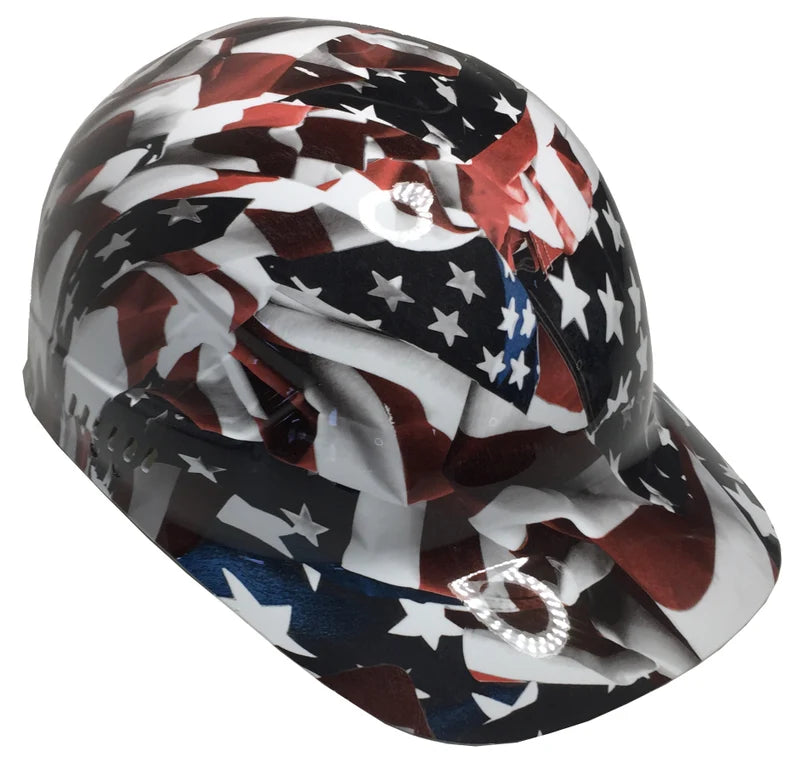 Custom Hydro Dipped American Flag Bump Cap