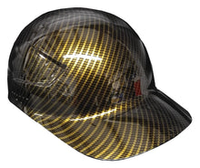 Load image into Gallery viewer, Custom Hydro Dipped Gold Carbon Fiber Bump Cap
