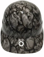 Load image into Gallery viewer, Custom Hydro Dipped Light Gray Insanity Skulls Bump Cap
