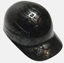 Load image into Gallery viewer, Custom Hydro Dipped Metallic Graphite Insanity Skulls Bump Cap
