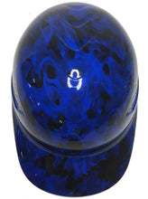 Load image into Gallery viewer, Custom Hydro Dipped Blue Flames Bump Cap
