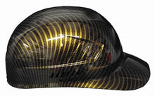 Load image into Gallery viewer, Custom Hydro Dipped Gold Carbon Fiber Bump Cap
