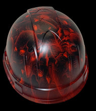 Load image into Gallery viewer, Hard Hat Ridgeline Cap Style Custom Red Red Eye Creeper
