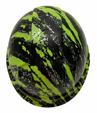 Load image into Gallery viewer, Hard Hat Ridgeline Cap Style Custom Hydro Dipped Hi Vis Green Marble Splash
