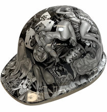 Load image into Gallery viewer, Custom Hard Hat SL Series Cap Style Custom Hydro Dipped White Naughty Boy
