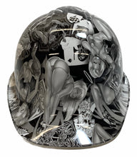Load image into Gallery viewer, Custom Hard Hat SL Series Cap Style Custom Hydro Dipped White Naughty Boy

