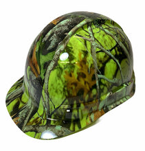 Load image into Gallery viewer, Hard Hat Ridgeline Cap Style Custom Hi Vis Green Vista Camo
