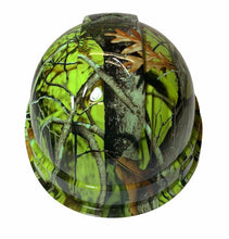 Load image into Gallery viewer, Hard Hat Ridgeline Cap Style Custom Hi Vis Green Vista Camo

