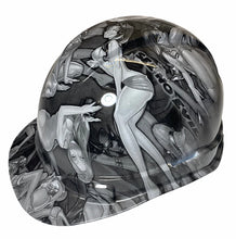 Load image into Gallery viewer, Custom Hydro Dip Hard Hat Ridgeline Cap Style Custom White Naughty No Evil
