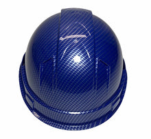 Load image into Gallery viewer, Hard Hat Ridgeline Cap Style Custom Vented Blue Carbon Fiber
