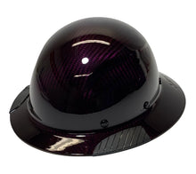 Load image into Gallery viewer, Custom Translucent Purple Lift DAX Carbon Fiber HDC-15KG Full Brim Hard Hat
