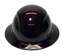 Load image into Gallery viewer, Custom Translucent Purple Lift DAX Carbon Fiber HDC-15KG Full Brim Hard Hat
