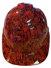 Load image into Gallery viewer, Custom Hard Hat Red Dragons Vented Ridgeline Cap Style
