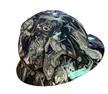 Load image into Gallery viewer, Custom White Naughty Boy Hard Hat MSA V-Gard Full Brim
