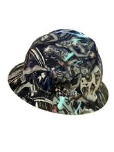 Load image into Gallery viewer, Custom White Naughty Boy Hard Hat MSA V-Gard Full Brim

