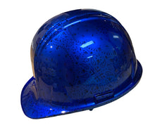 Load image into Gallery viewer, Custom Hard Hat Hydro Dipped Kandy Blue Bandana SL Series Cap Style
