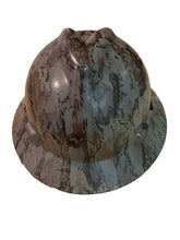 Load image into Gallery viewer, Custom Hard Hat Nat Gear Camo Hydro Dipped Full Brim MSA VGard
