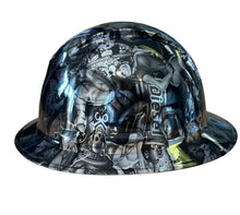 Load image into Gallery viewer, Custom Ridgeline Full Brim Hard Hat Chrome Naughty Boy

