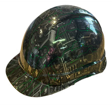 Load image into Gallery viewer, Hard Hat Ridgeline Cap Style Custom Chrome Circuit Board
