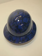 Load and play video in Gallery viewer, Hard Hat Ridgeline Full Brim Custom Blue Insanity Skulls
