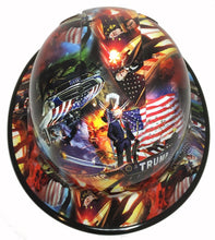 Load image into Gallery viewer, Custom Hydro Dipped Hard Hat Ridgeline Full Brim Trump

