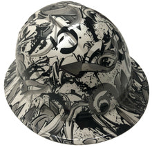 Load image into Gallery viewer, Hydro Dipped Hard Hat Ridgeline Full Brim Custom Pearl Graffiti
