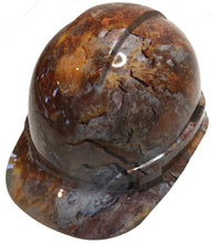 Load image into Gallery viewer, Hydro Dipped Hard Hat Ridgeline Cap Style Custom Light Gray Rust Bucket
