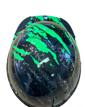 Load image into Gallery viewer, Custom Hydro Dipped Black and Green Marble Splash Lift DAX Fifty 50
