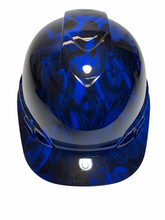 Load image into Gallery viewer, Hydro Dipped Hard Hat Ridgeline Vented Cap Style Custom Blue Fantasy Girls
