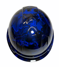 Load image into Gallery viewer, Hydro Dipped Hard Hat Ridgeline Vented Cap Style Custom Blue Fantasy Girls
