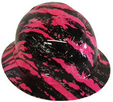 Load image into Gallery viewer, Hydro Dipped Hard Hat Ridgeline Full Brim Custom Pink Marble Splash
