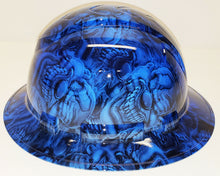 Load image into Gallery viewer, Hydro Dip Hard Hat Boss Skulls Kandy Blue Pyramex Ridgeline Protective
