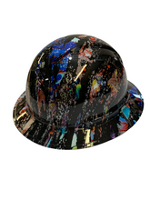 Load image into Gallery viewer, Hydro Dipped Hard Hat Ridgeline Full Brim Custom Colored Graffiti Splash
