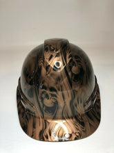 Load image into Gallery viewer, Custom Hydro Dipped Hard Hat Ridgeline Cap Style Copper Metallic No Evil Skulls
