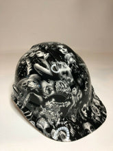 Load image into Gallery viewer, Hydro Dipped Hard Hat Ridgeline Cap Style Custom White Chicana
