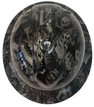 Load image into Gallery viewer, Custom Hydro Dipped Hard Hat Ridgeline Full Brim Light Gray Gambler
