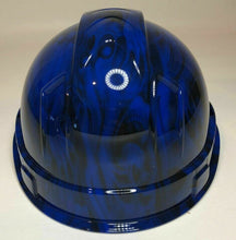 Load image into Gallery viewer, Custom Hydro Dipped Hard Hat Ridgeline Cap Style Blue No Evil Skulls
