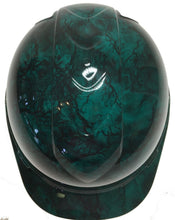 Load image into Gallery viewer, Hydro Dipped Hard Hat Ridgeline Cap Style Custom Dark Green Forest Wolf
