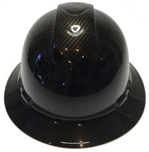Load image into Gallery viewer, Hydro Dipped Custom Hard Hat Ridgeline Full Brim Tinted Carbon Fiber

