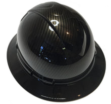 Load image into Gallery viewer, Hydro Dipped Custom Hard Hat Ridgeline Full Brim Tinted Carbon Fiber
