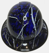 Load image into Gallery viewer, Hydro Dipped Hard Hat Ridgeline Full Brim Custom Blue Muddy Girl Camo
