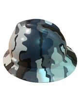 Load image into Gallery viewer, Hydro Dipped Hard Hat MSA Full Brim Kuiu Vias Satin
