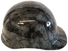 Load image into Gallery viewer, Hydro Dipped Hard Hat Ridgeline Cap Style Custom Gray Tree Bark
