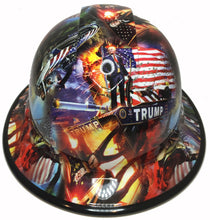 Load image into Gallery viewer, Custom Hydro Dipped Hard Hat Ridgeline Full Brim Trump
