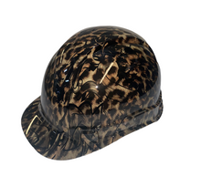 Load image into Gallery viewer, Hydro Dipped Custom Hard Hat Ridgeline Cap Style Cheetah Graffiti
