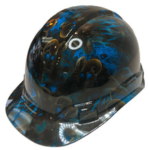 Load image into Gallery viewer, Custom Hydro Dipped Hard Hat Ridgeline Cap Style Blue Creeper
