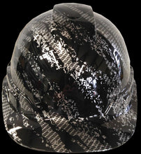 Load image into Gallery viewer, Hydro Dipped Custom Hard Hat Ridgeline Cap Style Carbon Fiber Marble Splash
